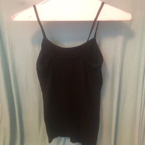 Black tank top